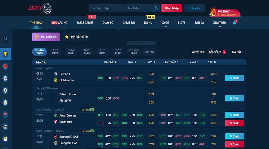 Vui lòng liên hệ trực tiếp với Betway - Betway